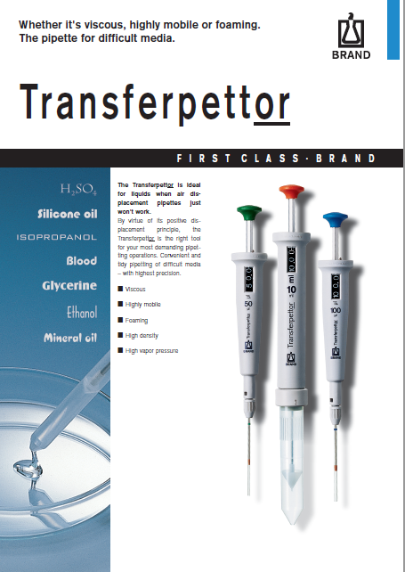 mikropipetler/Transferpettor