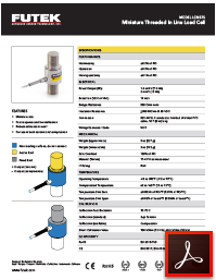 LCM375  Model Yük Hücresi