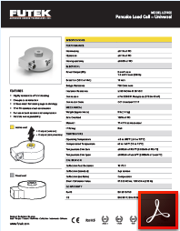 LCF400 Model Yük Hücresi