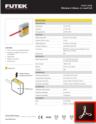 LSB200 Model Yük Hücresi