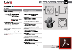 nVision BAR Teknik Bilgiler