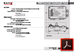 PK II Deadweigt Test Cihazı