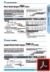 PMFLS Serisi Asfalt İçin Uygun Gerinim Pulları