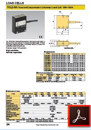 TCLZ Model Universal Basma/Çekme Tip Yük Hücresi