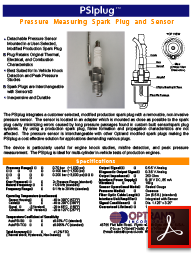 PSI Plug Model Bujili Basınç Sensörü