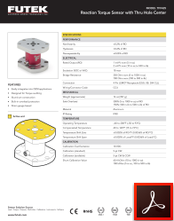TFF425 Model Reaksiyon Tork Sensörü